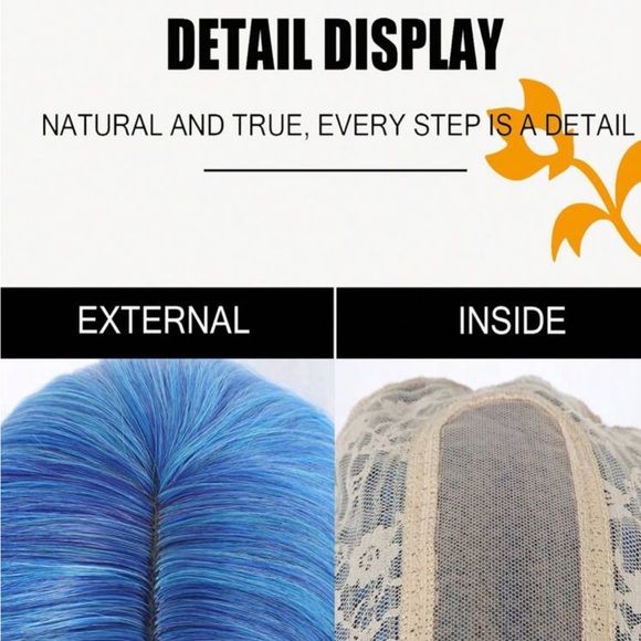 Synthetic U-shaped lace Wig Long Wavy Body Wavy Lace Wig For Women Lace Front - Picture 5 of 9